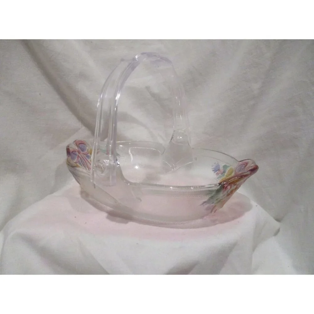 Festive Bells Basket Handle by‎ Mikasa Christmas Holiday glass resin